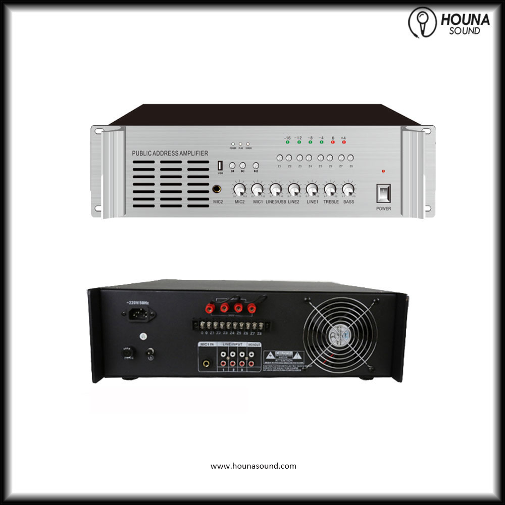 USB Series 8-ZONG high power public address amplifier