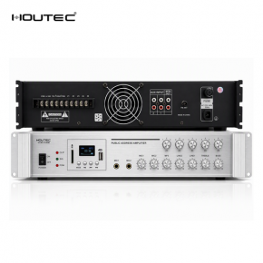 5-Zone Multi-Source Public Address Amplifier